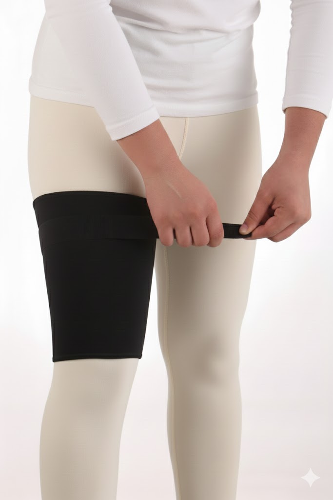ران بند نئوپرنی الیمو - Neoprene thigh brace