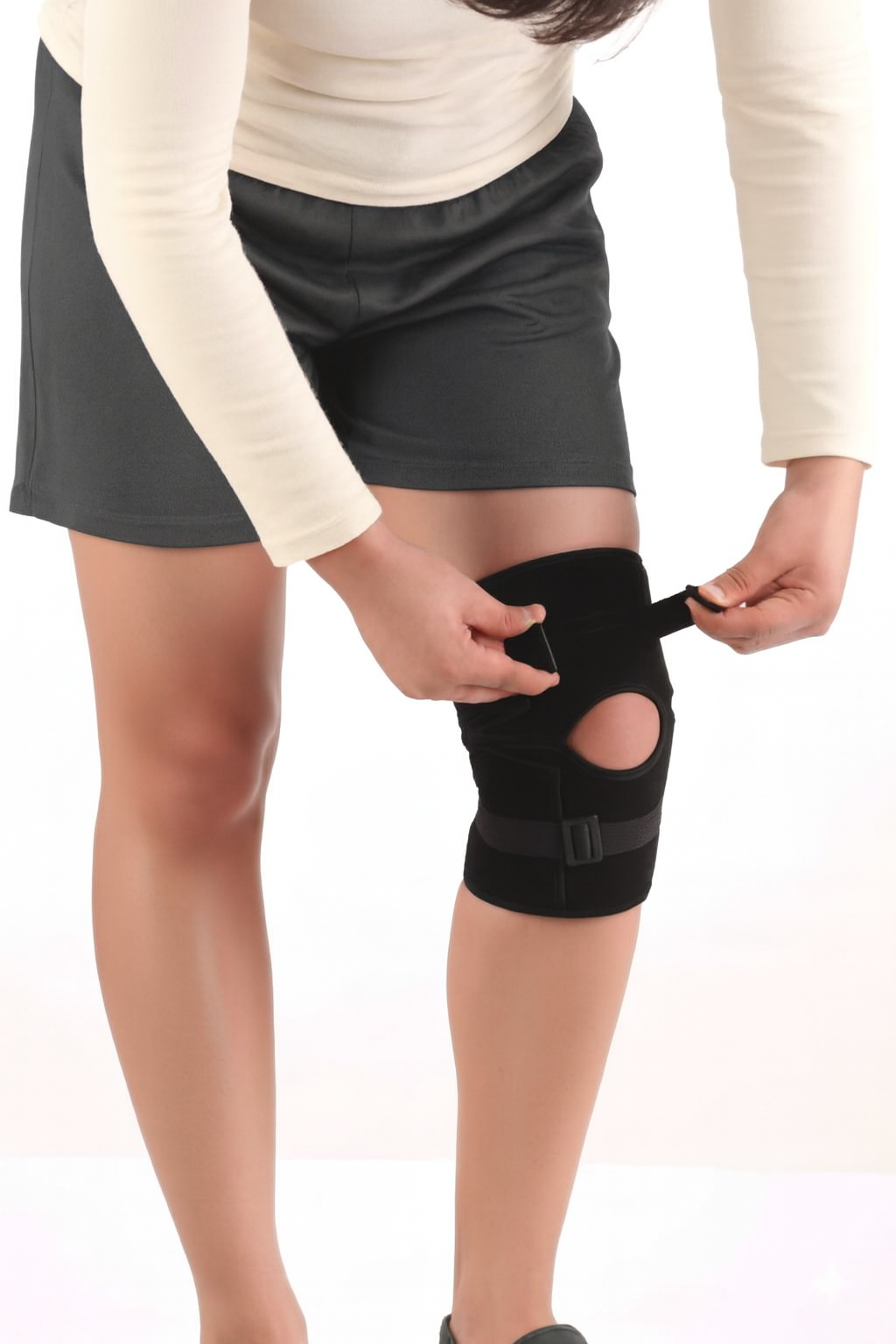 زانوبند  اکونومیک سگک دار الیمو - elastic buckle knee brace